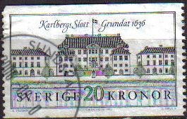 SUECIA 1992 Scott 1876 Sello Castillo Karlberg Sweden Sverige 
